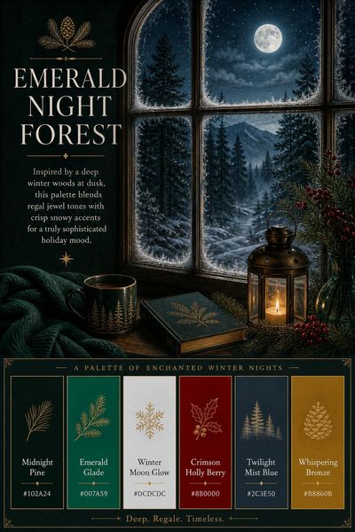 Emerald Night Forest