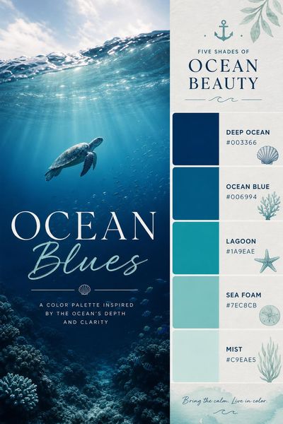 Ocean Blues Palette