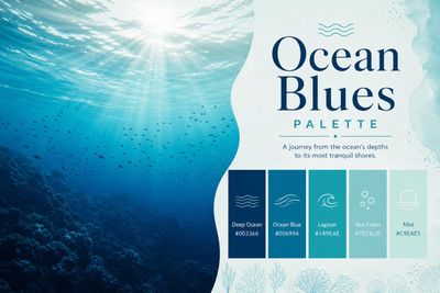 Ocean Blues Palette