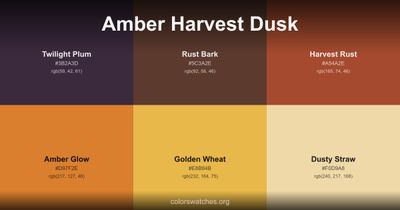 Amber Harvest Dusk