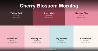 Cherry Blossom Morning