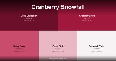 Cranberry Snowfall