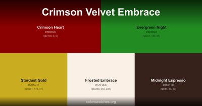 Crimson Velvet Embrace