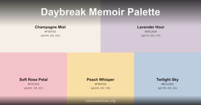 Daybreak Memoir Palette