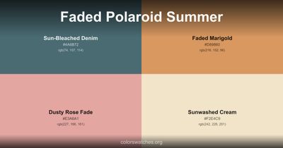 Faded Polaroid Summer