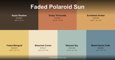 Faded Polaroid Sun