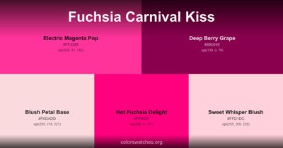 Fuchsia Carnival Kiss
