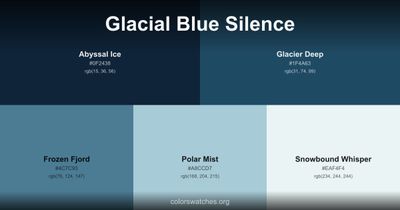 Glacial Blue Silence