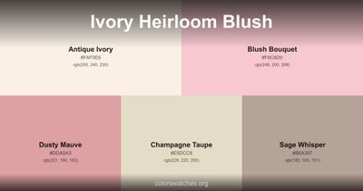 Ivory Heirloom Blush