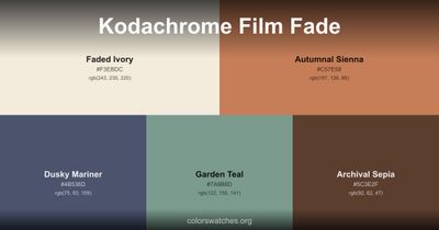 Kodachrome Film Fade
