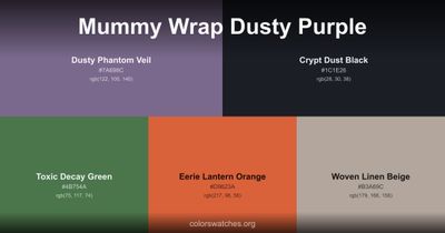 Mummy Wrap Dusty Purple