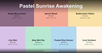 Pastel Sunrise Awakening