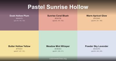Pastel Sunrise Hollow