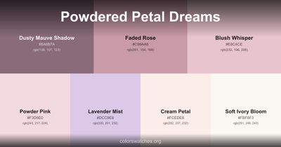 Powdered Petal Dreams