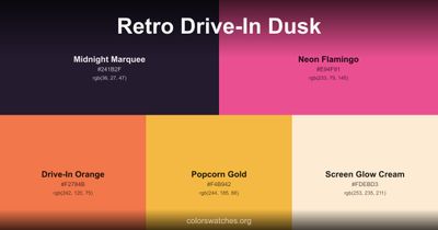 Retro Drive-In Dusk