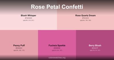 Rose Petal Confetti