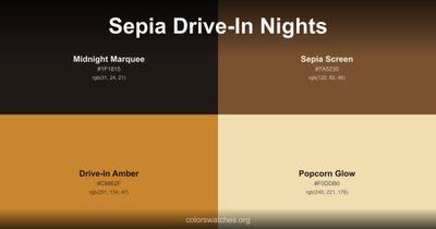 Sepia Drive-In Nights