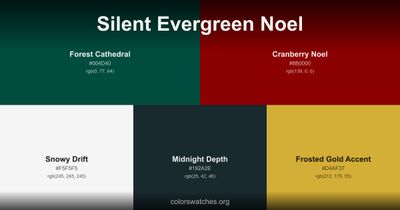 Silent Evergreen Noel