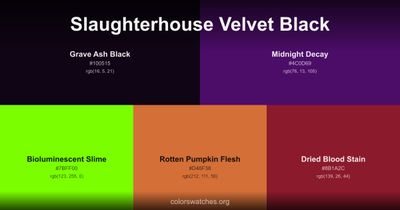 Slaughterhouse Velvet Black