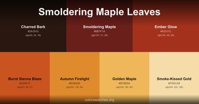 Smoldering Maple Leaves
