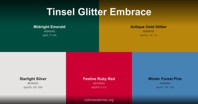 Tinsel Glitter Embrace