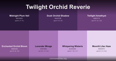 Twilight Orchid Reverie