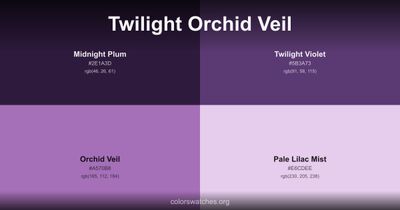 Twilight Orchid Veil