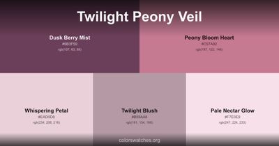 Twilight Peony Veil