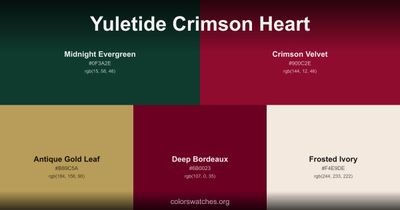 Yuletide Crimson Heart